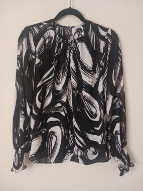Worthington Womens Blouse Workwear Office Professional S Sheer